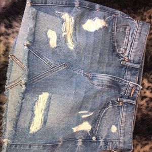 Denim skirt
